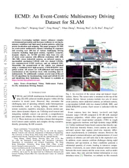 ECMD: An Event-Centric Multisensory Driving Dataset for SLAM