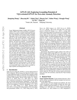 GPT-4V-AD: Exploring Grounding Potential of VQA-oriented GPT-4V for
  Zero-shot Anomaly Detection