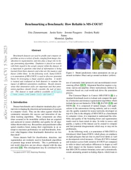 Benchmarking a Benchmark: How Reliable is MS-COCO?