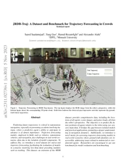 JRDB-Traj: A Dataset and Benchmark for Trajectory Forecasting in Crowds