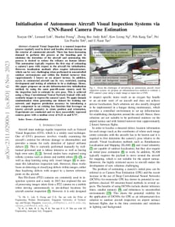 Initialisation of Autonomous Aircraft Visual Inspection Systems via
  CNN-Based Camera Pose Estimation
