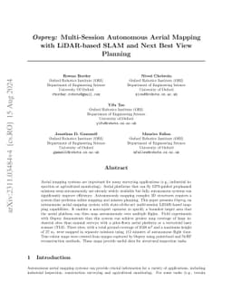 Osprey: Multi-Session Autonomous Aerial Mapping with LiDAR-based SLAM
  and Next Best View Planning