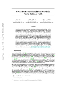 UP-NeRF: Unconstrained Pose-Prior-Free Neural Radiance Fields