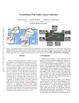 Toward Planet-Wide Traffic Camera Calibration