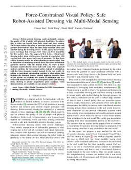 Force-Constrained Visual Policy: Safe Robot-Assisted Dressing via
  Multi-Modal Sensing