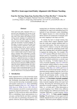 MixTEA: Semi-supervised Entity Alignment with Mixture Teaching