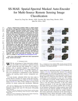 SS-MAE: Spatial-Spectral Masked Auto-Encoder for Multi-Source Remote
  Sensing Image Classification