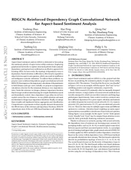RDGCN: Reinforced Dependency Graph Convolutional Network for
  Aspect-based Sentiment Analysis