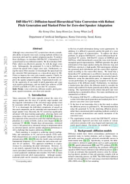 Diff-HierVC: Diffusion-based Hierarchical Voice Conversion with Robust
  Pitch Generation and Masked Prior for Zero-shot Speaker Adaptation