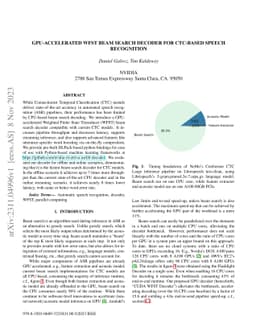 GPU-Accelerated WFST Beam Search Decoder for CTC-based Speech
  Recognition
