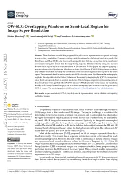 OW-SLR: Overlapping Windows on Semi-Local Region for Image
  Super-Resolution