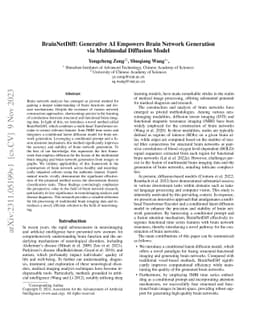 BrainNetDiff: Generative AI Empowers Brain Network Generation via
  Multimodal Diffusion Model