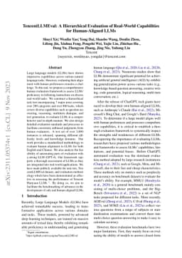 TencentLLMEval: A Hierarchical Evaluation of Real-World Capabilities for
  Human-Aligned LLMs