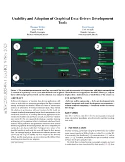 Usability and Adoption of Graphical Data-Driven Development Tools