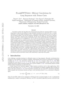 FlashFFTConv: Efficient Convolutions for Long Sequences with Tensor
  Cores