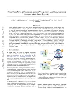 CompCodeVet: A Compiler-guided Validation and Enhancement Approach for
  Code Dataset