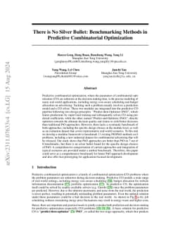 Rethinking and Benchmarking Predict-then-Optimize Paradigm for
  Combinatorial Optimization Problems