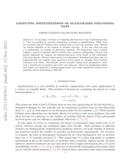 Computing Implicitizations of Multi-Graded Polynomial Maps