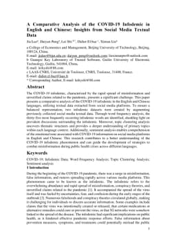 A Comparative Analysis of the COVID-19 Infodemic in English and Chinese:
  Insights from Social Media Textual Data