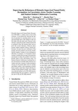 Improving the Robustness of Distantly-Supervised Named Entity
  Recognition via Uncertainty-Aware Teacher Learning and Student-Student
  Collaborative Learning