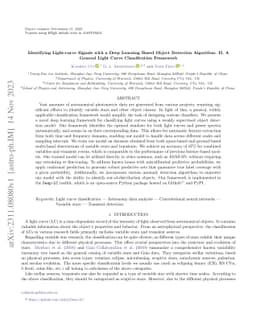 Identifying Light-curve Signals with a Deep Learning Based Object
  Detection Algorithm. II. A General Light Curve Classification Framework