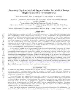 Learning Physics-Inspired Regularization for Medical Image Registration
  with Hypernetworks