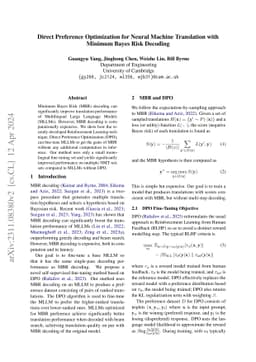 Direct Preference Optimization for Neural Machine Translation with
  Minimum Bayes Risk Decoding