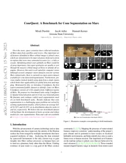 ConeQuest: A Benchmark for Cone Segmentation on Mars