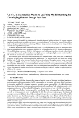 Co-ML: Collaborative Machine Learning Model Building for Developing
  Dataset Design Practices