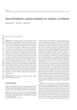 Trustworthy Large Models in Vision: A Survey