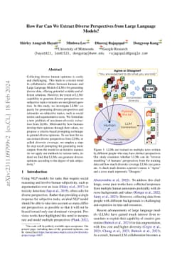How Far Can We Extract Diverse Perspectives from Large Language Models?