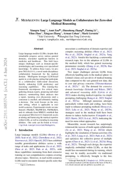 MedAgents: Large Language Models as Collaborators for Zero-shot Medical
  Reasoning