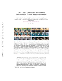 Emu Video: Factorizing Text-to-Video Generation by Explicit Image
  Conditioning