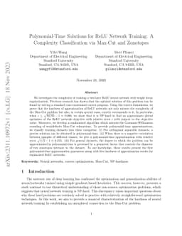 Polynomial-Time Solutions for ReLU Network Training: A Complexity
  Classification via Max-Cut and Zonotopes