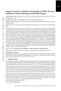 Images Connect Us Together: Navigating a COVID-19 Local Outbreak in
  China Through Social Media Images