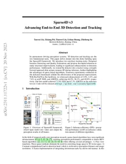 Sparse4D v3: Advancing End-to-End 3D Detection and Tracking