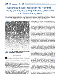 Generalized super-resolution 4D Flow MRI $\unicode{x2013}$ using
  ensemble learning to extend across the cardiovascular system