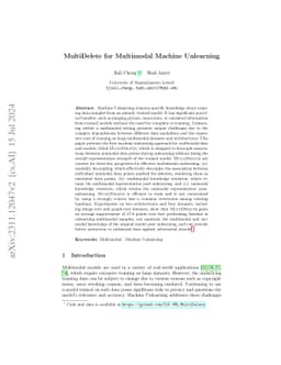 MultiDelete for Multimodal Machine Unlearning