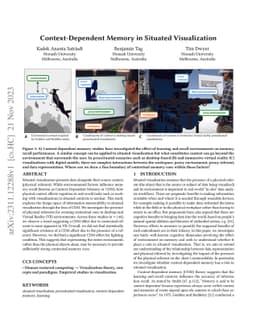 Context-Dependent Memory in Situated Visualization