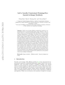 LoCo: Locally Constrained Training-Free Layout-to-Image Synthesis