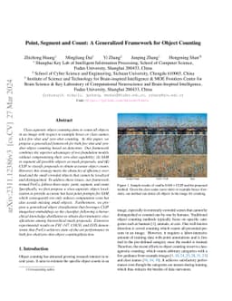Point, Segment and Count: A Generalized Framework for Object Counting