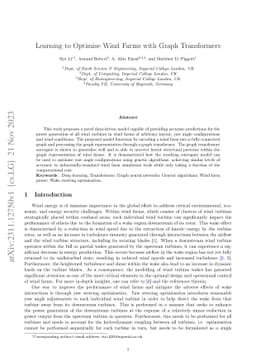 Learning to Optimise Wind Farms with Graph Transformers