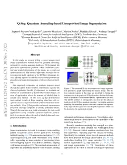 Q-Seg: Quantum Annealing-based Unsupervised Image Segmentation