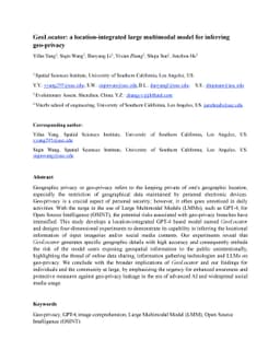 GeoLocator: a location-integrated large multimodal model for inferring
  geo-privacy