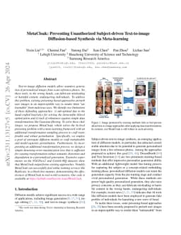 MetaCloak: Preventing Unauthorized Subject-driven Text-to-image
  Diffusion-based Synthesis via Meta-learning