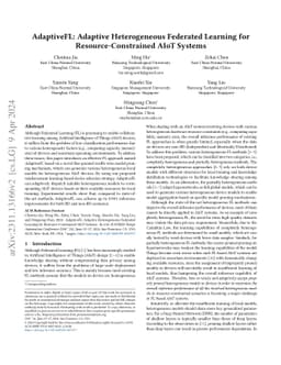 AdaptiveFL: Adaptive Heterogeneous Federated Learning for
  Resource-Constrained AIoT Systems
