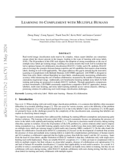 Learning to Complement with Multiple Humans