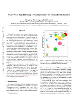 HEViTPose: High-Efficiency Vision Transformer for Human Pose Estimation