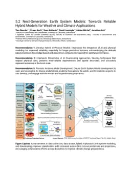 Next-Generation Earth System Models: Towards Reliable Hybrid Models for
  Weather and Climate Applications