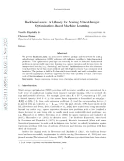 BackboneLearn: A Library for Scaling Mixed-Integer Optimization-Based
  Machine Learning